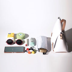 Handmade Fashion Leather White Womens Handbag Shoulder Bag for Women