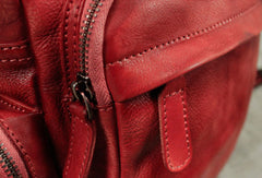 Handmade Leather backpack bag small purse for women leather shoulder bag - EverHandmade