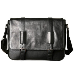 Leather Mens Cool Messenger Bag Shoulder Bags Cycling Crossbody Bag for men