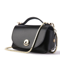 Cute Leather Womens Mini Chain Purse Makeup Handbags Tiny Chain Shoulder Bags for Women