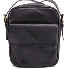 Cool Leather Small Side Bag Messenger Bag Small Shoulder Bags For Men