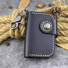Handmade Leather Key Case Key Wallet Men's Key Holders Car Key Holder Card Holder For Men