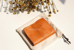 Handmade Genuine leather bifold billfold  purse wallet purse coin women - EverHandmade
