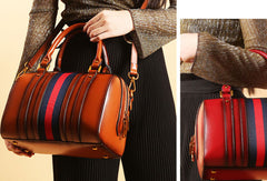 Genuine Leather handbag Boston bag shoulder bag for women leather bag