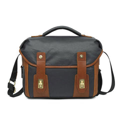 Mens Canvas Camera Messenger Bag Side Bag Courier Bag Camera Shoulder Bag for Men
