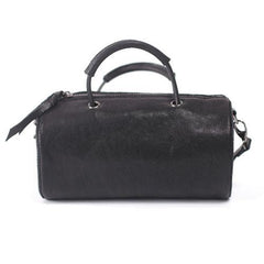 Small Black Leather Crossbody Bag Purse - Annie Jewel