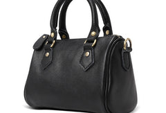 Genuine Leather Handbag Boston Bag Crossbody Bag Shoulder Bag Purse For Women - EverHandmade