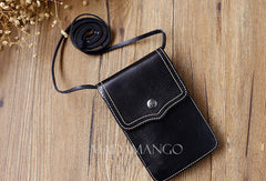 Vintage Leather Small phone Purse shoulder bag leather crossbody bag for women
