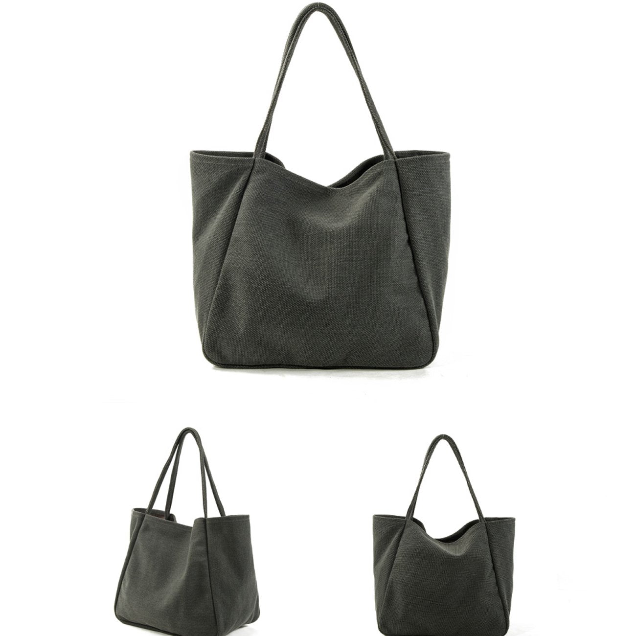 Cute Cotton-Flax Women Mens Tote Bag Shoulder Bag Shopping Bag For Men