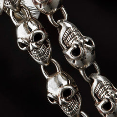 Brass Silver biker trucker Skull wallet Chain for chain wallet biker wallet trucker wallets