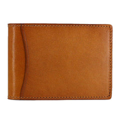 Cool Leather Mens license Wallet Front Pocket Wallets Small License Holder for Men