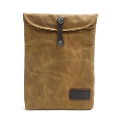 Cool Waxed Canvas Mens iPad Case iPad Air Case 10 inch for Men Clutch