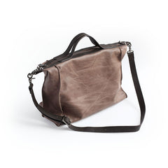 Vintage WOMENs LEATHER Work Handbag Shoulder Briefcase Purse FOR WOMEN