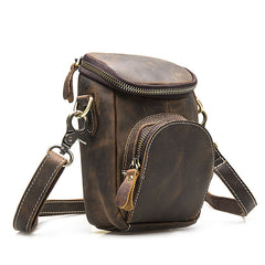 Vintage Leather Belt Pouch for Men Waist Bags BELT BAG Shoulder Bag For Men