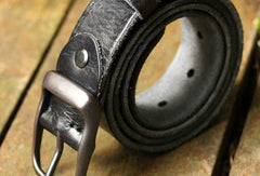 Genuine Leather Mens Leather Men Brown Black Belt for Men Cool Leather Belt - EverHandmade