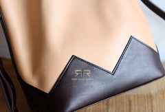 Handmade Leather bucket purse for women crossbody bag leather shoulder bag - EverHandmade