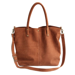 Fashion WOMENs LEATHER Work Tote Bag Vintage Tote Shoulder Purse FOR WOMEN