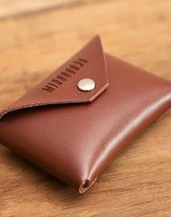 Cute Brown Leather Card Holder Women Coin Wallet Multi Card Wallets For Women