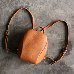 Vintage LEATHER WOMEN Backpack Purses Cute School Backpacks FOR WOMEN