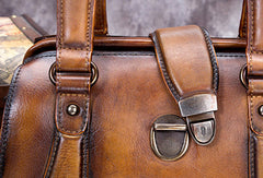 Genuine Leather Handbag Vintage Bag Shoulder Bag Crossbody Bag Purse For Women - EverHandmade