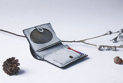Handmade leather braided personalized custom clutch purse billfold wallet purse clutch women