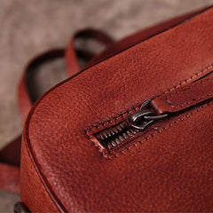 Red Vintage Womens Leather Purse Tassel Handbag Brown Shoulder Bag Crossbody Purses for Ladies