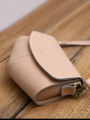 Cute LEATHER Side Bags Sling Bag WOMEN Saddle SHOULDER BAG Small Crossbody Purses FOR WOMEN