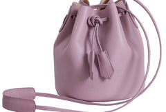 Genuine Leather Bucket Bag Purse Crossbody Bag Shoulder Bag Purse For Women