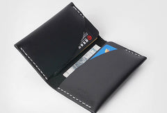 Handmade Leather card change coin wallet purse cute small women wallet