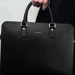 Leather Mens Briefcase Work Bag Business Bag Laptop Bag for men