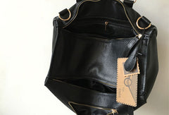 Handmade Leather Handbag Locomotive Motorcycle Models Leather Shoulder Bag For Women - EverHandmade