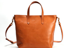 Handmade Leather Tote Purse Bucket Bag Handbag Shoulder Bag Large for Women Leather Shopper Bag - EverHandmade
