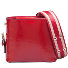 Cute Leather Womens Stylish Bucket Shoulder Bag Barrel Crossbody Purse for Women