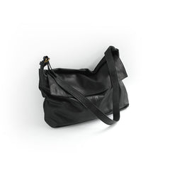Vintage WOMENs LEATHER Large Messenger Bag Shoulder Bag Purse FOR WOMEN