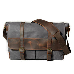 Mens Canvas Side Bag Canvas Messenger Bag Courier Bag Shoulder Bag for Men