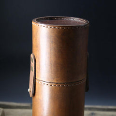 Handmade Leather Pencil Holder Pencil Case Pencil Barrel Case