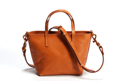 Brown Womens Leather Tote Purses Handbag Shoulder Bag for Women Leather Small Shopper Bag