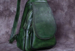 Vintage Womens Leather Backpack School Backpack Purse Small Backpack For Women
