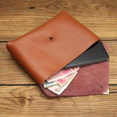 Fashion LEATHER Womens Clutch ENVELOPE Wallet Leather Clutch Purse FOR Women