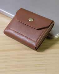 Cute Women Red Leather Billfold Card Wallet Coin Wallets Mini Change Wallets For Women