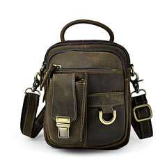 Vintage Leather Belt Pouches for Men Waist Bag BELT BAG Shoulder Bag For Men