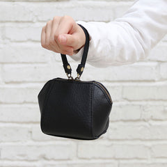 Mini LEATHER Womens Wristlet Wallet Change Wallet Makeup Pouch FOR Women