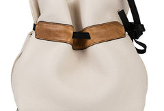 Handmade Genuine Leather Shopper Bag Bucket Bag Shoulder Bag Purse For Women - EverHandmade