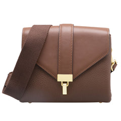 Stylish Leather Womens Messenger Crossbody Purse Minimalist Shoulder Bag for Women