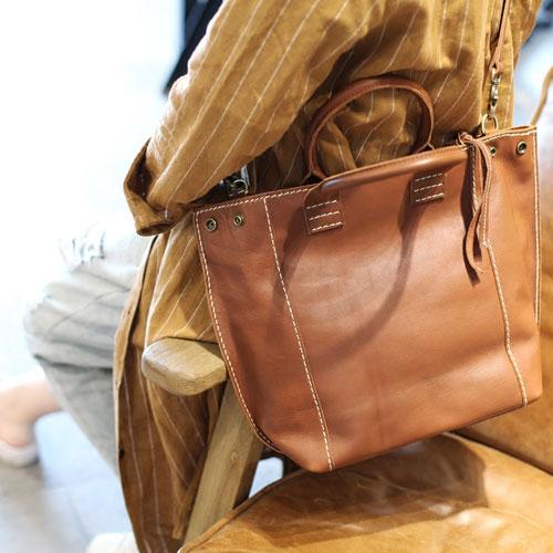 Womens Shopper Bag Leather Tote Bag With Zipper - Annie Jewel