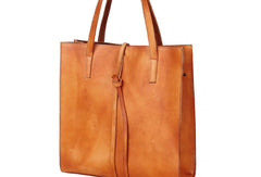 Handmade Leather Vintage Womens Tote Bag Purse Shoulder Bag for Women