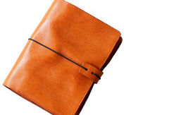 Handmade Genuine leather travel wallet passport journal notebook purse long wallet women - EverHandmade