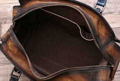 Genuine Handmade Woven Vintage Leather Handbag Shoulder Bag Women Leather Purse - EverHandmade