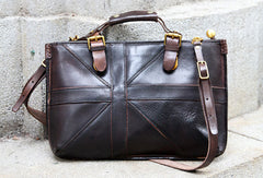 Handmade Handbag Briefcase Purse Leather Crossbody Bag Purse Shoulder Bag for Women - EverHandmade