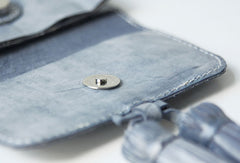 Handmade leather gray purse phone bag shoulder bag cossbody bag purse women - EverHandmade
